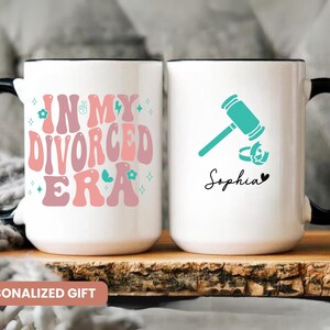 Divorce Gift, Funny Divorce Gift, Divorce Mugs, In my Divorced Era, Divorce Party, Motivational Gifts, Divorced af, Sarcastic Coffee Mug