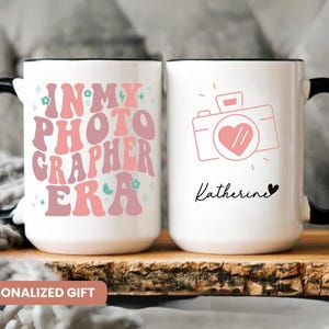 In my Photographer era, Wedding photographer Gift,Custom photographer gifts, Photographer Mug,Photographer Gift,Camera Mug,Photography Lover