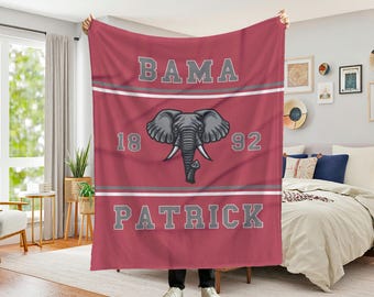 Stadium Blanket, Personalized Football Blankets, Custom Football Gift, Football Blanket, Football Fan Gifts