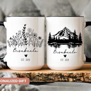 Bisabuela Bisabuelo Mug, Bisabuelos Pregnancy Announcement, New Bisabuela Gift, New Bisabuelo Gift, Great Grandparents Spanish Gift