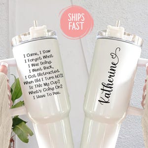 60th Birthday Tumbler, Personalized Birthday Tumbler, Birthday Tumbler, Custom 60th Birthday Gifts, Chapter 60 Birthday, Sixtieth Birthday