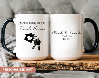 Custom Home Mug, Custom New Home Owner Gift, Funny Housewarming Gift, Housewarming Party Gift, Home Owner Mug, New Homeowner Gift, Home Gift