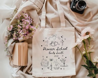 Personalized Pioneer School Tote Bag, Pioneer School 2025 Gifts, JW Pioneer School 2024 Gift, Pioneer School Gift Bag, Best Life Ever Bag