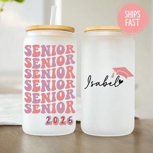 Personalized Senior Gifts, Senior Tumbler, Graduation Tumbler, Class Of 2026, Gift for Senior, Senior Night Gift, Tumbler Gift