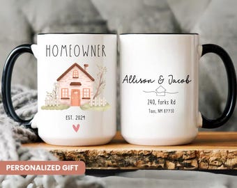 Custom Home Mug, Custom New Home Owner Gift, Funny Housewarming Gift, Housewarming Party Gift, Home Owner Mug, New Homeowner Gift, Home Gift