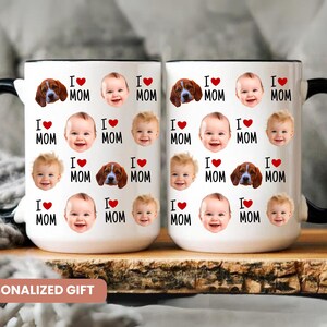 Baby Face Mug, Personalized Face Mug, Your Dogs Face Mug, Your Husband&#39;s Face Mug, Father&#39;s Day Gift, Mother&#39;s Day Gift, Funny Gift Ideas