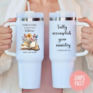 Personalized Pioneer School Tumbler, JW Pioneer Gift, JW Pioneer School, JW Gifts, Best Life Ever Gifts, Pioneer school 2025 gifts Jw