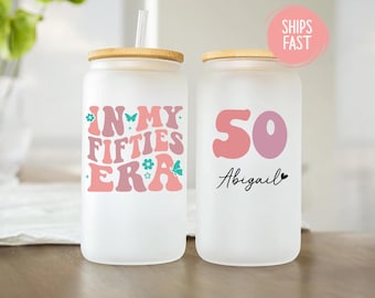 50 Birthday Tumbler, Personalized Birthday Tumbler, Birthday Tumbler, 50th Birthday Gift for Women,Gift for 50 year Old,Custom 50th Birthday