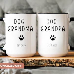 Dog Grandma, Best Dog Grandma Mug, Dog Grandma Gift, Personalized Dog Grandma Cup, Dog Grandparent, Dog Grandparent Mug, Dog Lover Gift