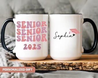 Senior Class Of 2025, Senior 2025 Mug, Class Of 2025, Senior Gift, Graduation Gifts For Senior, Personalized Senior Gifts, Senior Year Gift
