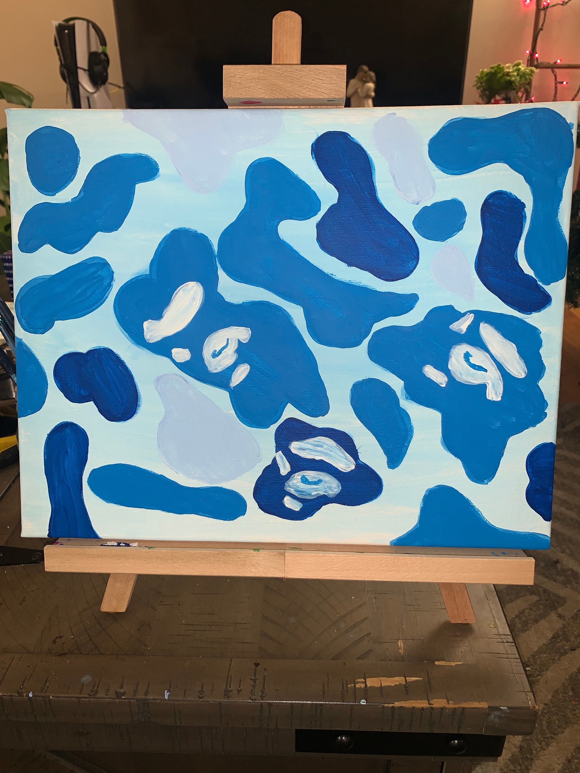 A Bathing Ape BAPE Wall Painting Etsy