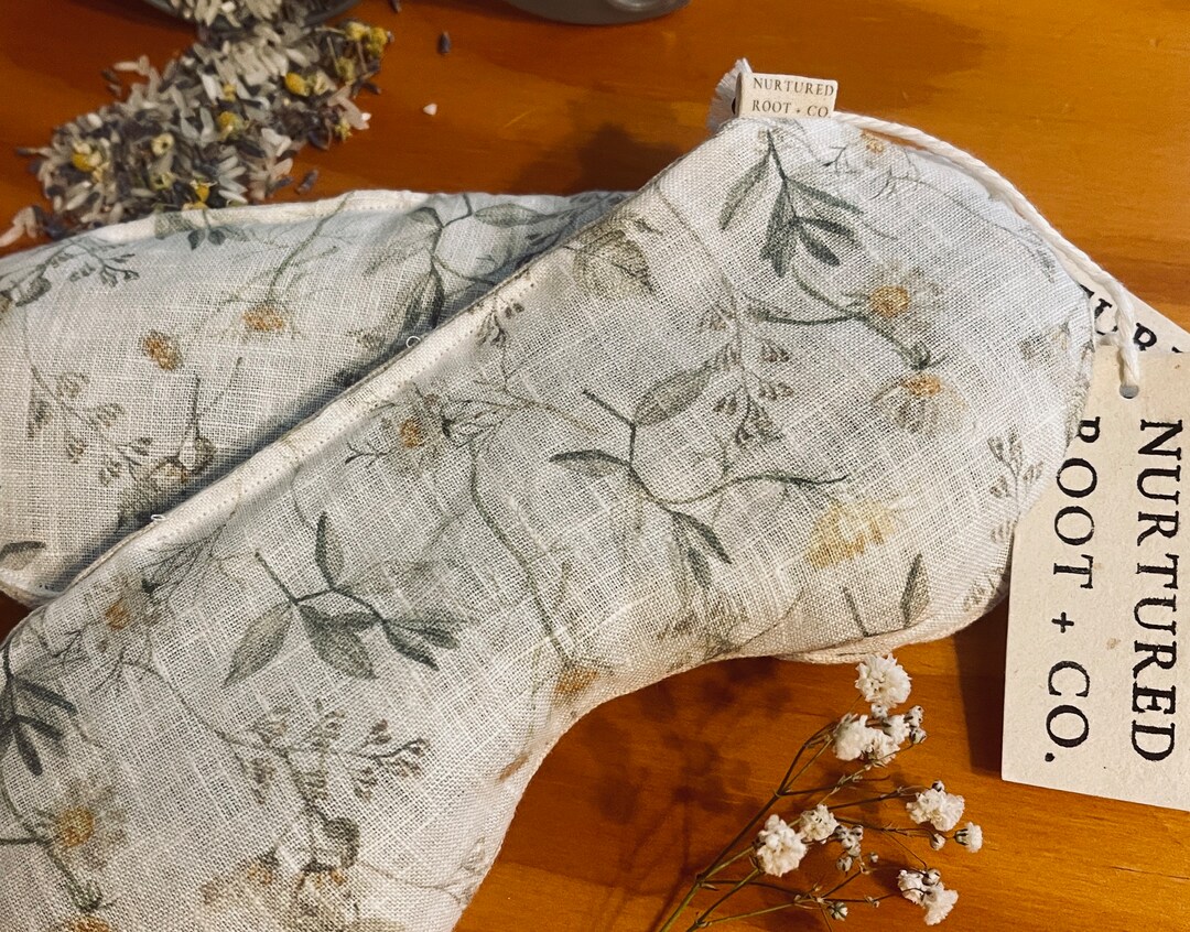 Hot&cold Reusable Linen Rice Eye Bag Restorative Yoga Bag Microwavable