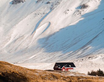 House Beneath the Peak — Print: Minimalist Fine Art Landscape Photography
