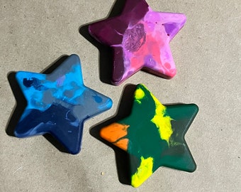 Funny Crayons for Kids!  Stars or Hearts