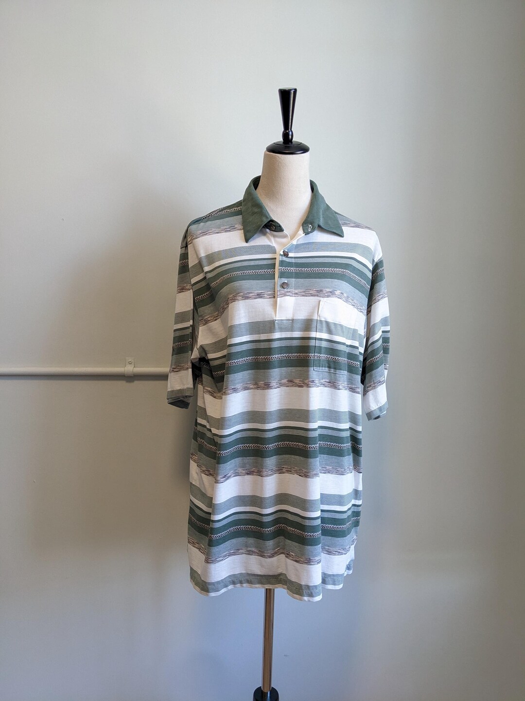 Vintage 90’s grey striped long sleeve top