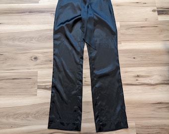 Vintage Trousers Y2K Reworked Waist Strap Pants in Black