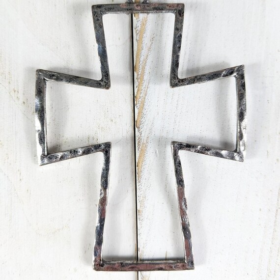 Vintage goth cross pendant choker. Reclaimed boho… - image 7