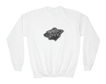 Youth Wild Hockey Sweatshirt | Minnesota Hockey Game-day Sweatshirt