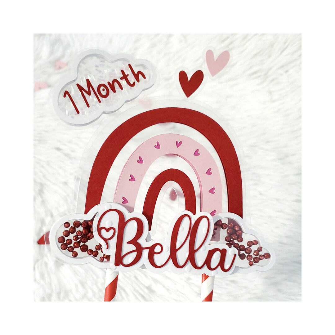 Valentine's Cake Topper Valentine's Day Party - Etsy