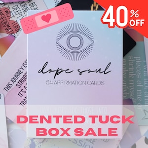OFERTA 40 % DE DESCUENTO: Tarjetas de Afirmación del Alma para Mujeres: 54 Mensajes Motivadores y Empoderadores para el Amor Propio y la Confianza. Set de Regalo Completo.