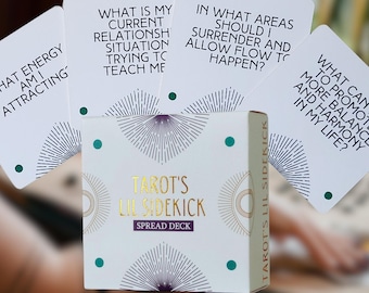 Tarot Karten Deck: 82 Fragekarten für Klare Legungen, zum Aufbau von Tarot Karten, Selbstfindungs- & Journaling-Tool
