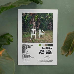 Bad Bunny Poster, Debutará Las Fotos Digital Print Wall Art, Poster para Decorar, Descarga Digital Bad Bunny, Arte Digital Bad Bunny