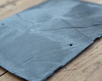 Natural slate tile salvaged from the Maine coast. Perfect for small cheeseboards, chalkboards, trivets, and many other creative projects