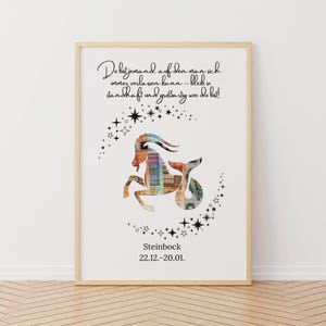 Personalisierte Horoskop Geburtstag Geldgeschenk, DIY Perfekt ausgeschnitten, DIN A4 Bilderrahmen, Astrologie Geschenk, Sternzeichen.