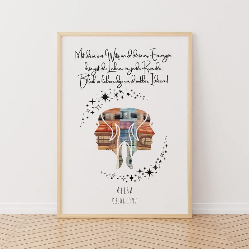 Geldgeschenk horoskop Etsy.de