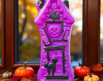 2 Vintage Halloween Blowmold Lights {blow Mold Frankenstein