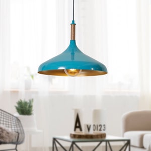 Luzarana Ufo Houten Koepelhanglamp Stijlvol Scandinavisch Design Eettafel Hanglicht 35cm Vintage en Moderne Woonkamer Verlichting afbeelding 6