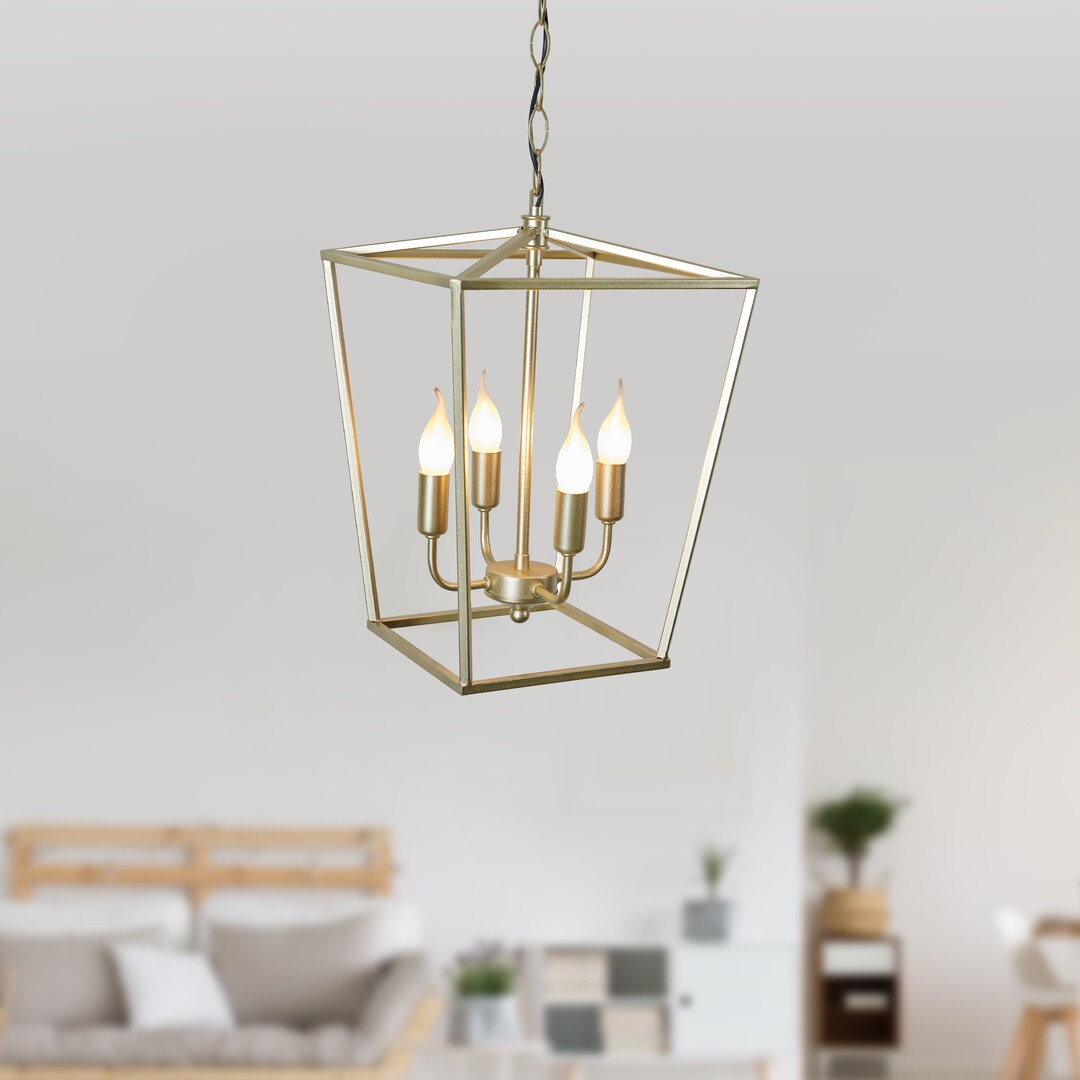 Curated visual reference: Fresh Look at Luxe Gold Metal Pendant Light Vintage Inspired Modern Farmhouse