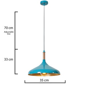 Luzarana Ufo Houten Koepelhanglamp Stijlvol Scandinavisch Design Eettafel Hanglicht 35 cm vintage et moderne Woonkamer Verlichting image 3