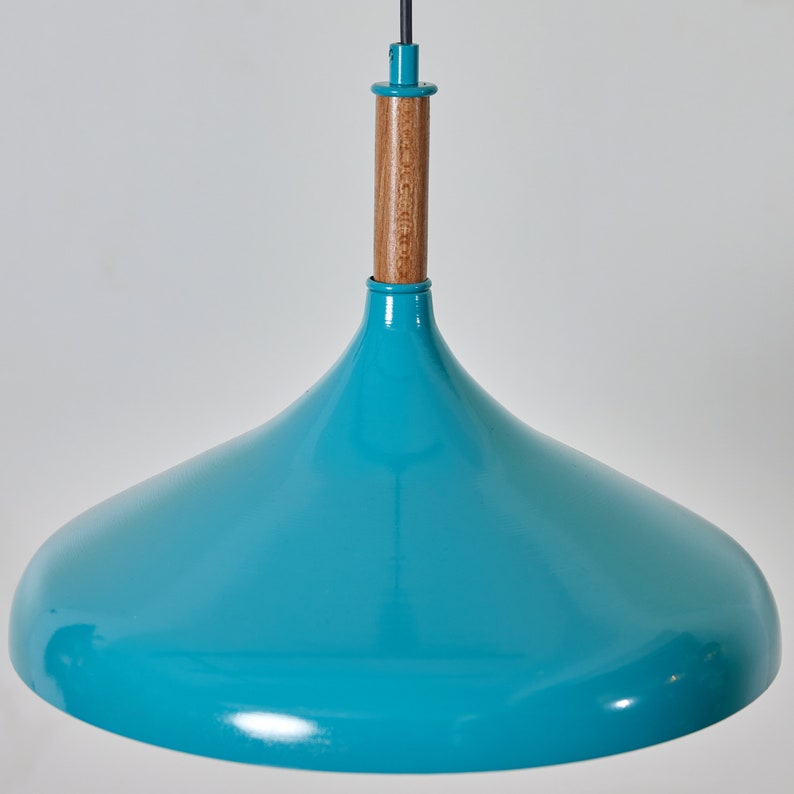 Luzarana Ufo Houten Koepelhanglamp Stijlvol Scandinavisch Design Eettafel Hanglicht 35cm Vintage en Moderne Woonkamer Verlichting afbeelding 5