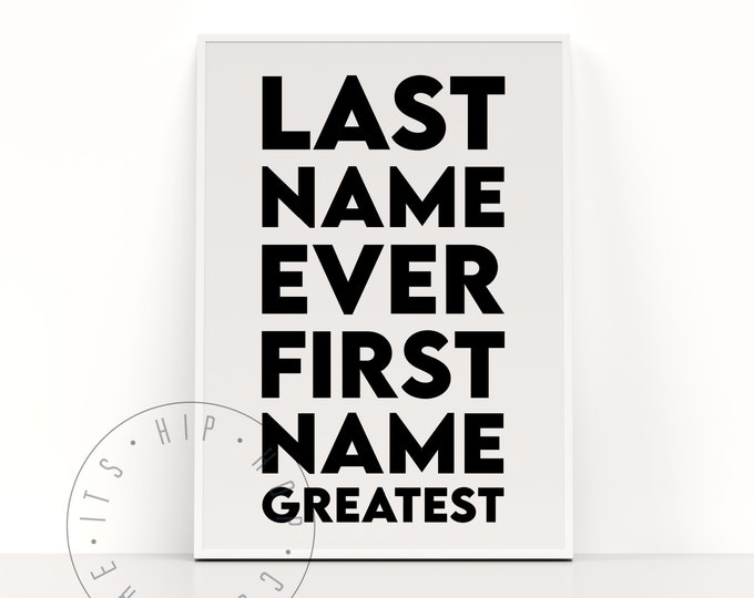 Forever Quote Last Name Ever First Name Greatest Quote Hip Hop Poster Rap Music Lyrics Poster Hip Hop Lyrics Hip Hop Poster Rapper Quote