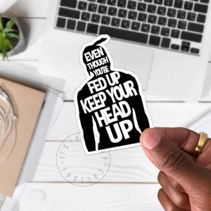 Rapper Portrait Sticker Hip Hop Sticker Rap Music Lyric Sticker Old School Rap Sticker Gangsta Rap Lyrics Laptop Sticker Bottle Sticker