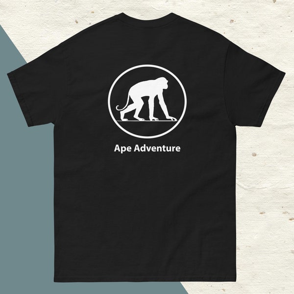 Mountain Monkey T-shirt: Gear up for Adventures, Hiking, Climbing, and Bouldering - Unisex