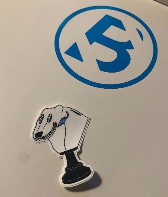 Blizzard Bear Chess Piece Stickers. Two Waterproof Stickers. - Etsy