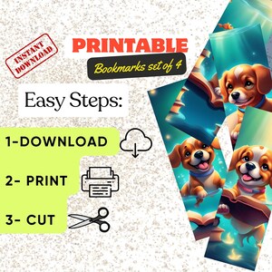 Printable Bookmarks Set Book Mark Reader Gift Unique Bookmarks Bookish ...