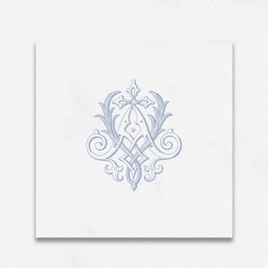 Vintage VA/AV Intertwined Wedding Louis Monogram (Digital Download) image 1