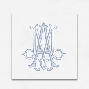 MA-AM monogram, custom monogram, wedding monogram, handmade, wedding logo,  ornate monogram, intertwined, wedding desing, digital download
