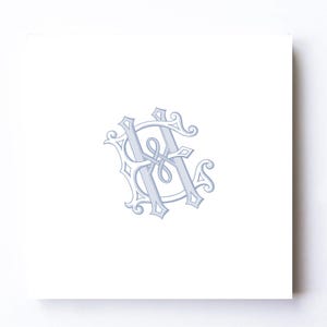 Vintage HE/EH Intertwined Wedding Monogram (Digital Download)