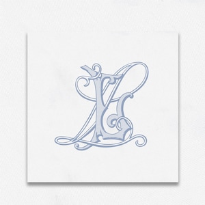 LL Wedding Monogram, Vintage Monogram, Wedding Monogram, Handmade, Wedding Logo, intertwined, wedding desing, digital download