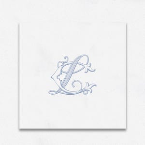 Vintage LC/CL Intertwined Wedding Monogram (Digital Download)