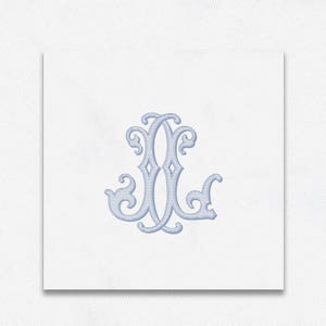 LJ-JL Ornate Wedding Monogram (Digital Download)