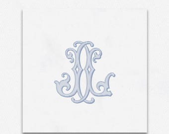LJ-JL Ornate Wedding Monogram (Digital Download)