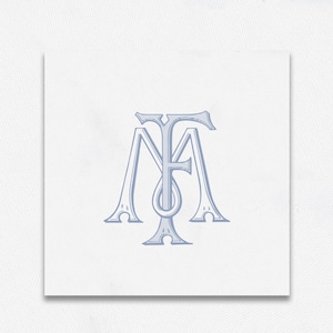 FM-MF monogram, custom monogram, wedding monogram, handmade, wedding logo,  ornate monogram, intertwined, wedding desing, digital download