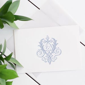 Vintage VA/AV Intertwined Wedding Louis Monogram (Digital Download) image 4