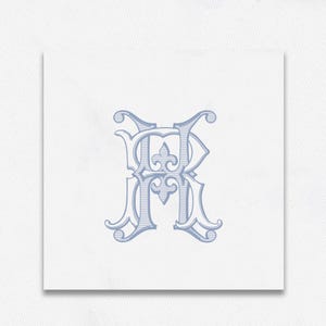 HR-RH monogram, custom monogram, wedding monogram, handmade, wedding logo,  ornate monogram, intertwined, wedding desing, digital download
