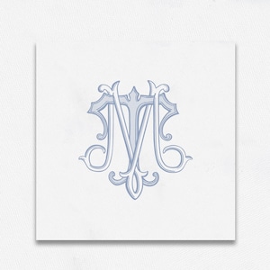 Ornate TM Intertwined Wedding Monogram (Digital Download)